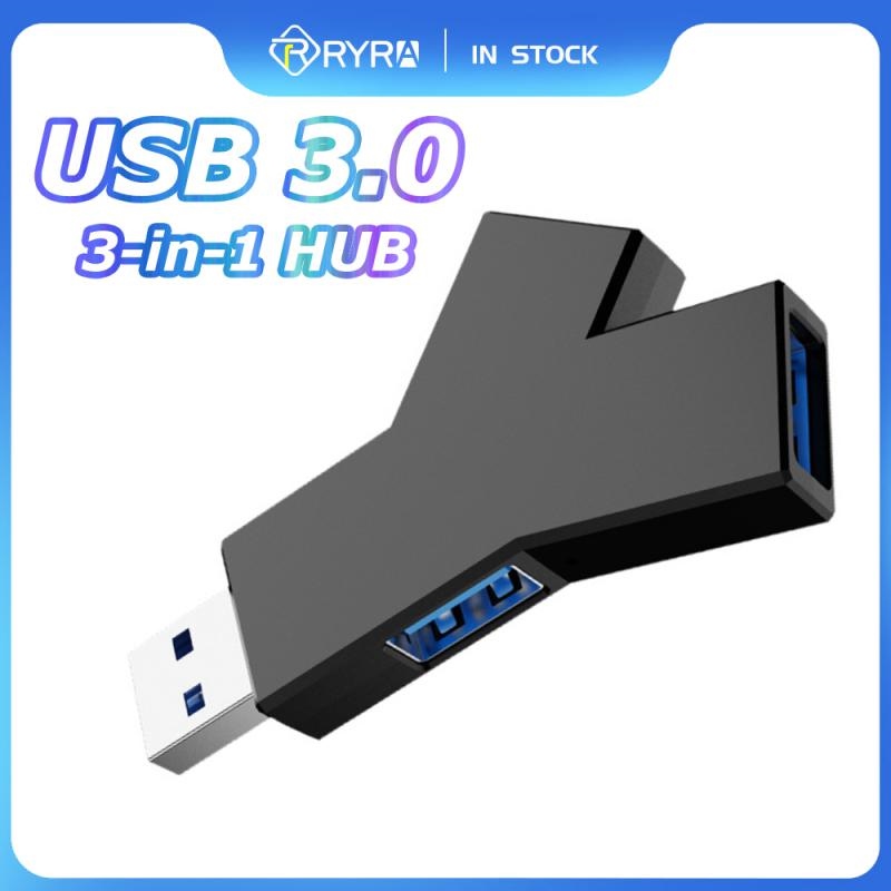 CW 480Mbps 3 Port USB 3.0 Hub Adapter USB Hub Multi USB Splitter USB C Hub