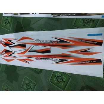 tem rời elegant 50cc. cam dán xe trắng