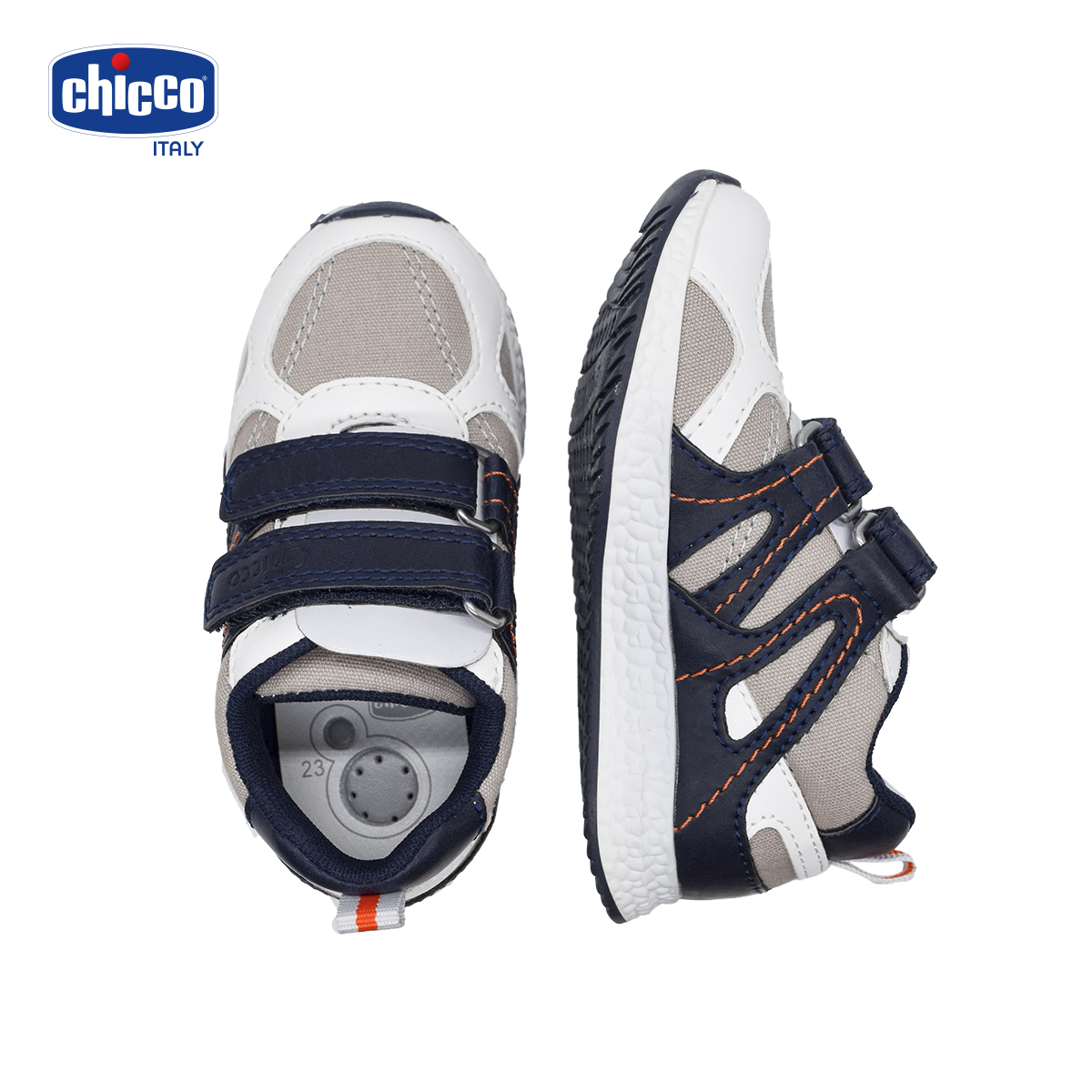 Giầy mát-xa chân bé quai dính phối màu Chicco