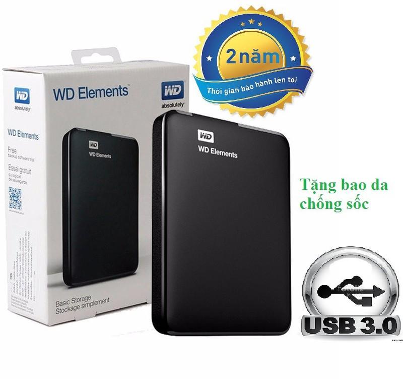 Bảng giá Ổ cứng di động WD Elements 500GB Tặng bao da chống sốc Phong Vũ