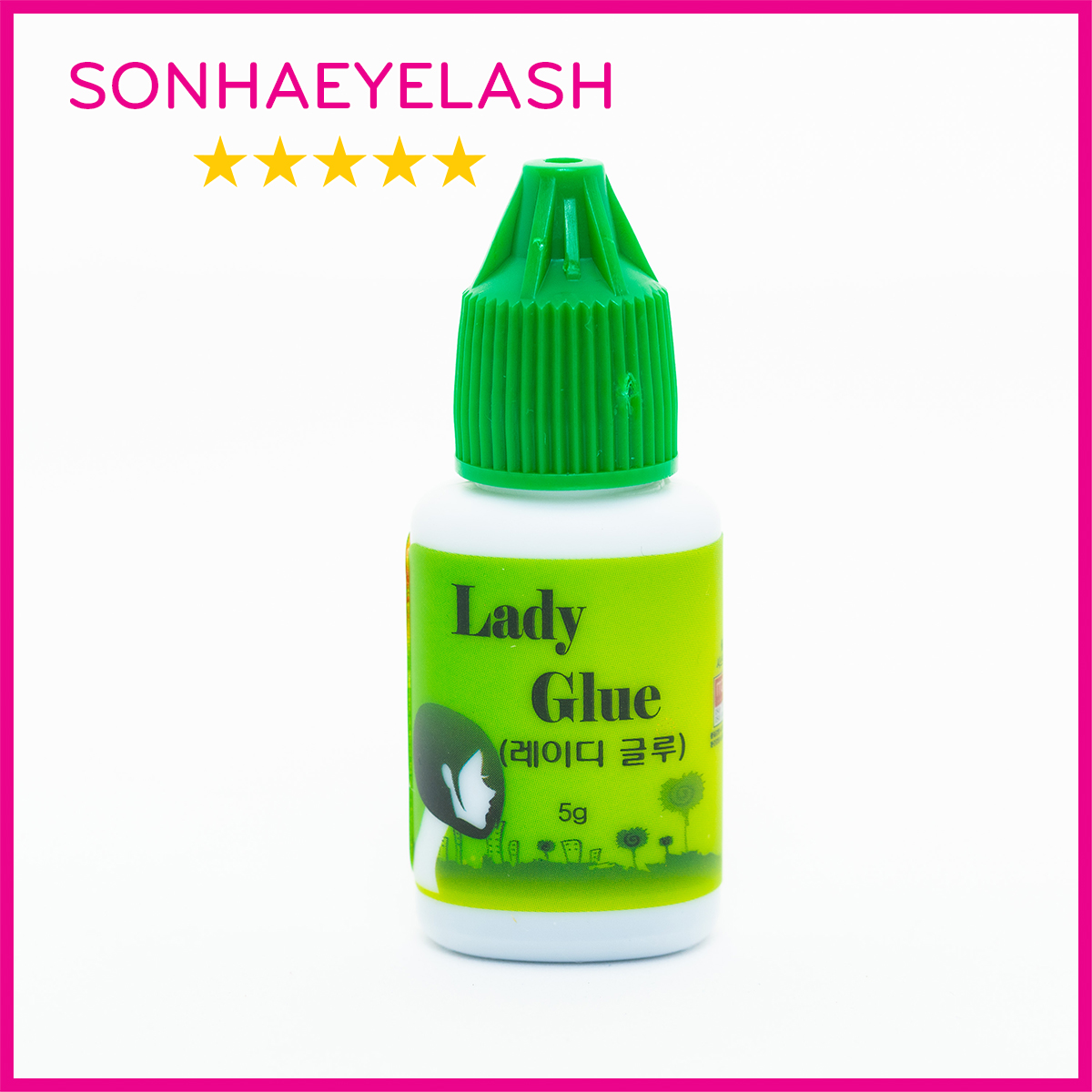 Keo Lady xanh, keo nối mi ít cay