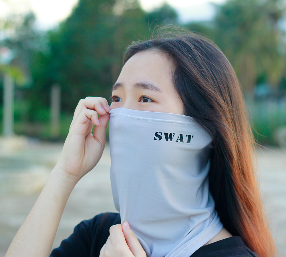 Khăn đa năng Swat màu xám siêu đẹp