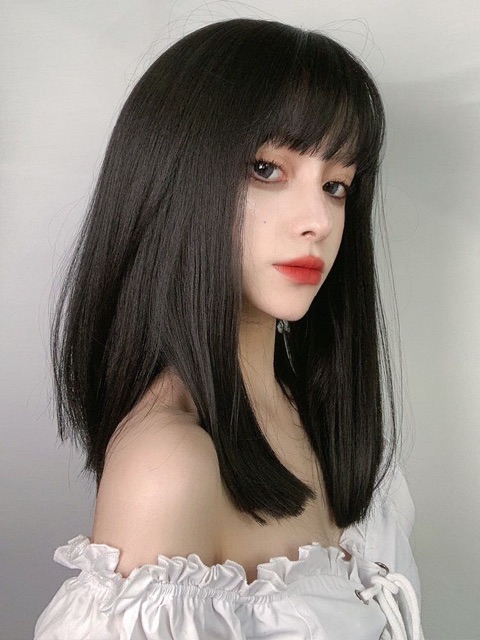 Tóc giả nữ 😍FREESHIP😍 cả đầu thẳng lỡ