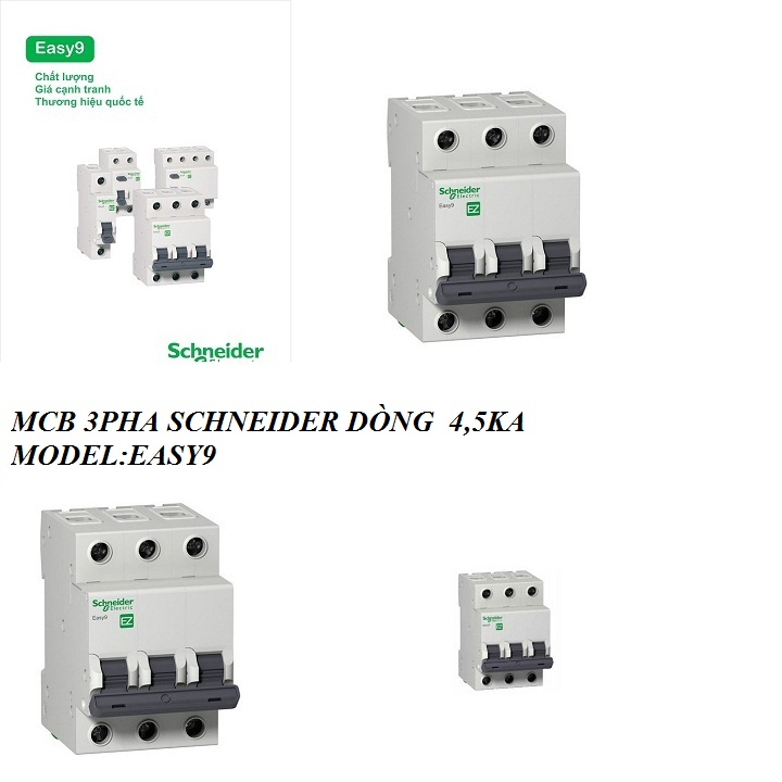 CB 3PHA 16A ,CẦU DAO 3PHA 20A,APTOMAT 3PHA 25A,32A SCHNEIDER 40A,50A,63A