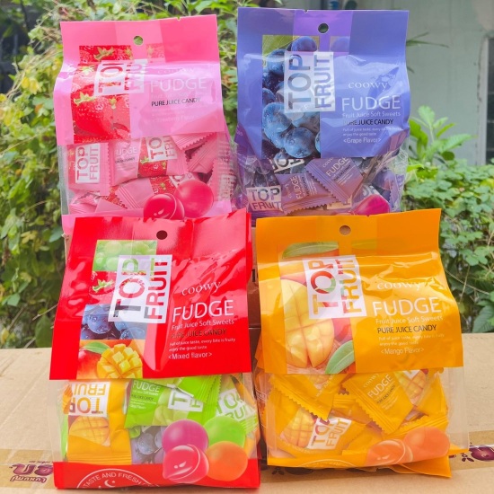 Kẹo Dẻo Trái Cây Top Fruit Coowy gói 320gr