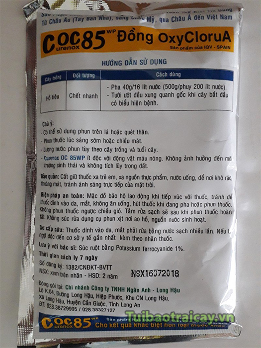 [HCM]Coc 85 20g( gốc đồng) trừ thán thư nấm bệnh