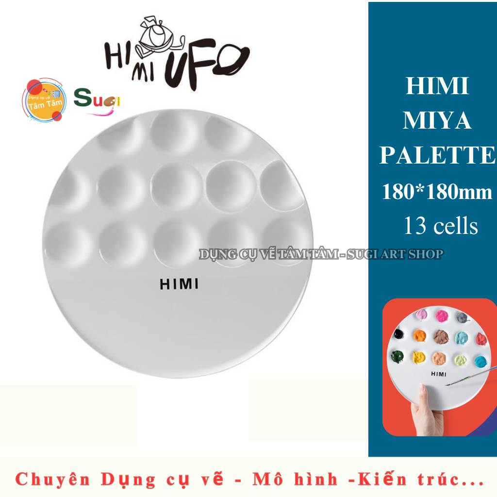 [ Sugi Art Shop ] Vĩ pha màu Miya Himi, Khây pha màu Miya Himi/ Palete