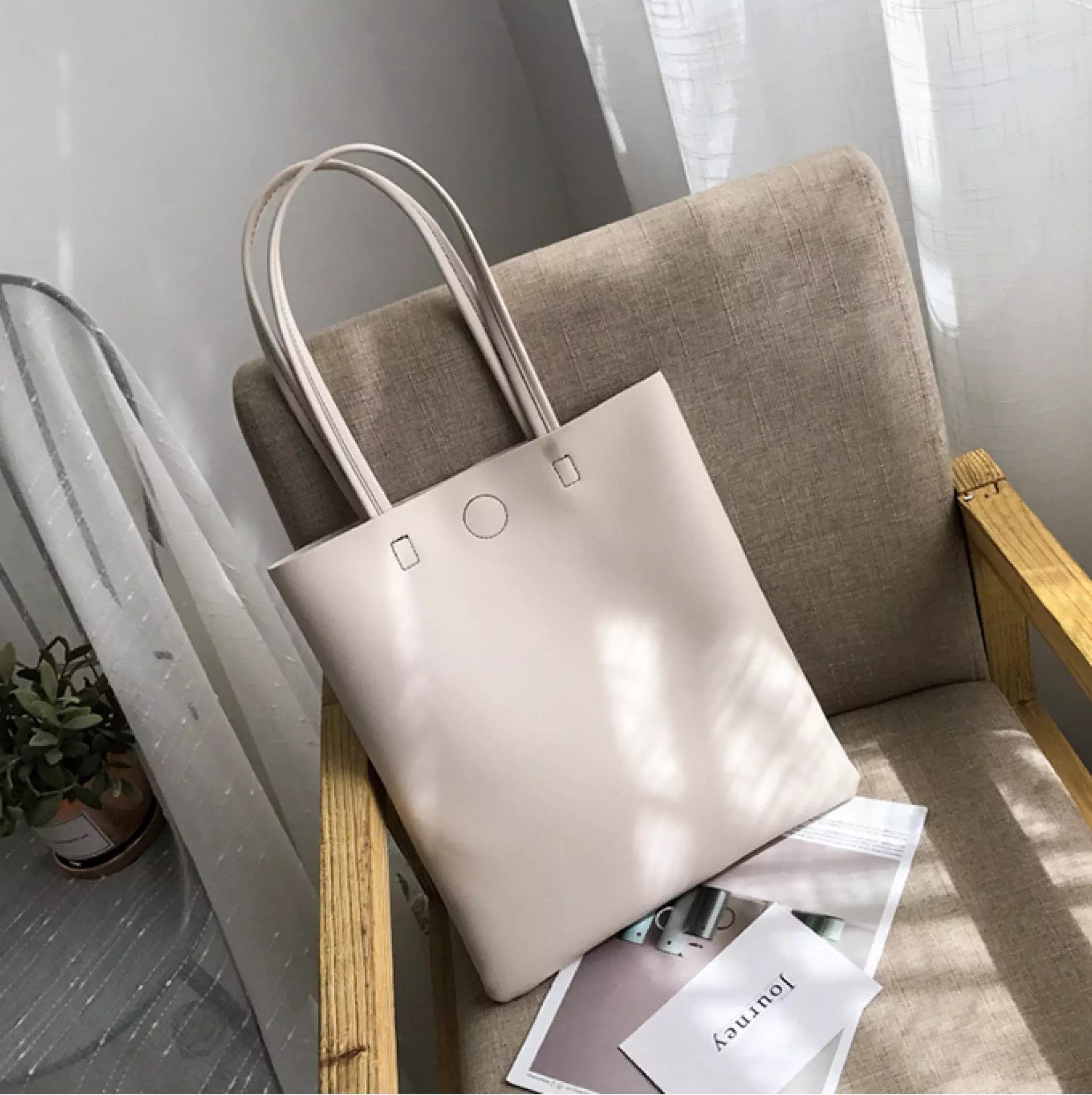 Túi tote da đeo vai cho nữ đựng vừa a4