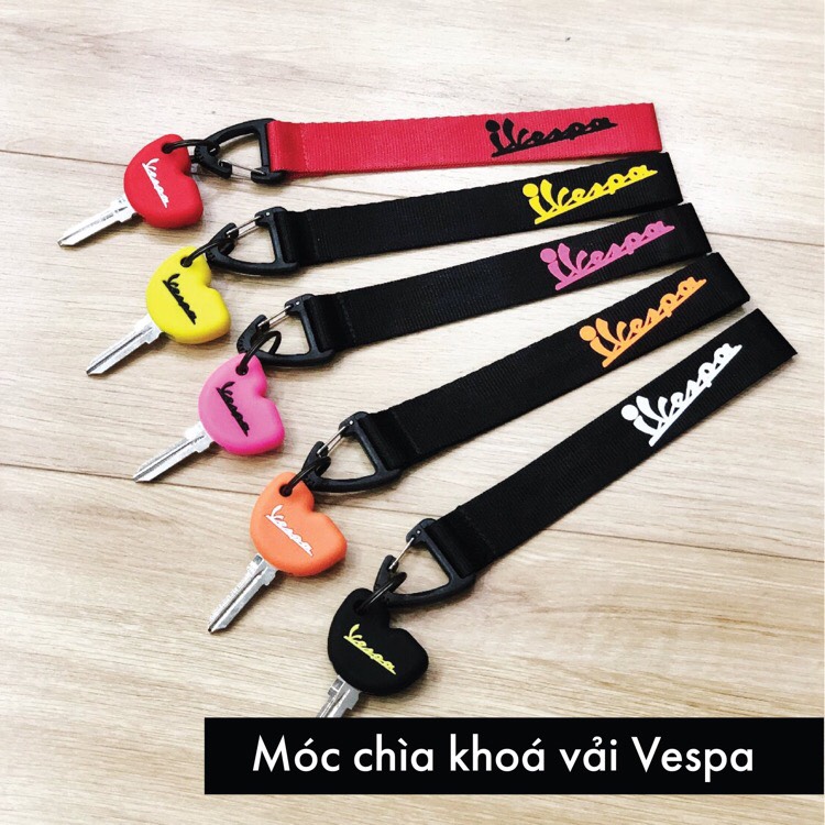 [HCM]MÓC CHÌA KHÓA VẢI XE VESPA