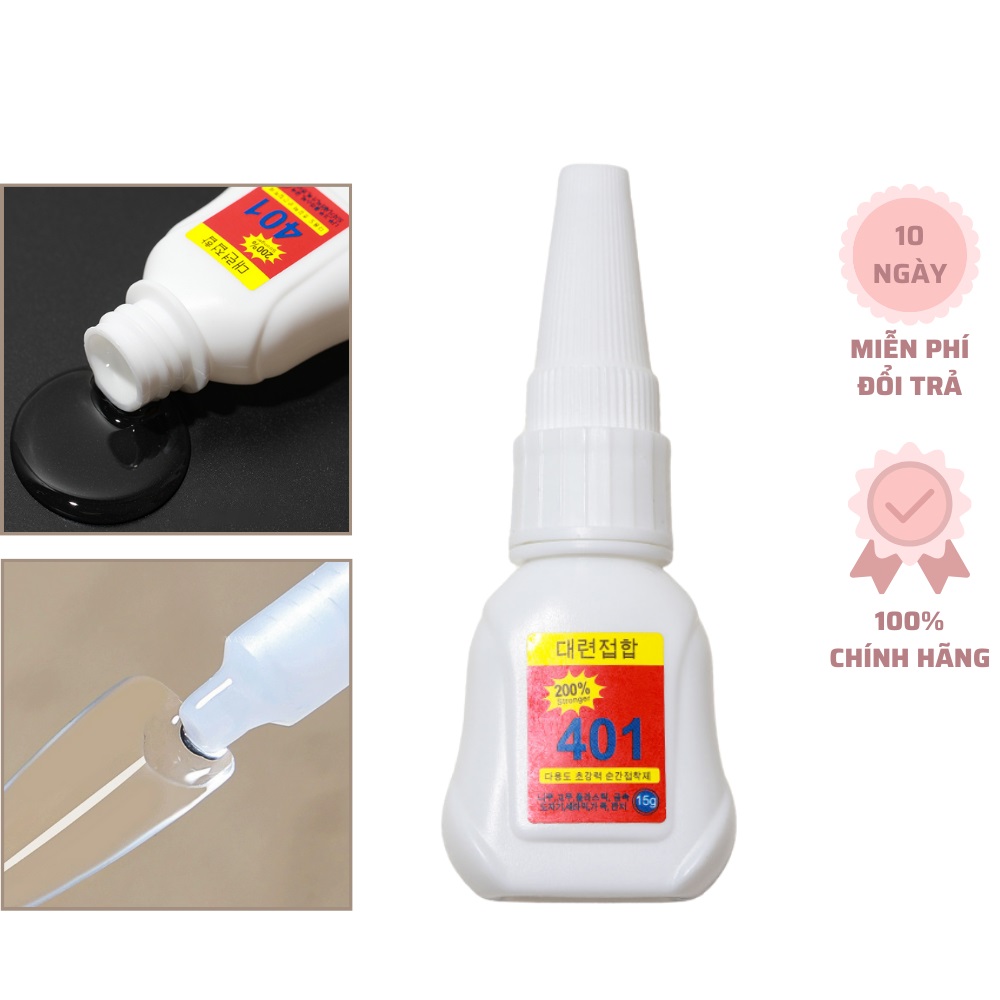 KEO DÁN MÓNG SIÊU CHẮC 401 Chai 20 gr