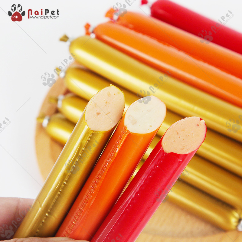Thức Ăn Dinh Dưỡng Xúc Xích Cho Chó Mèo