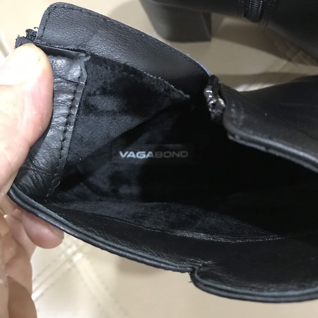 Giầy Bốt Nữ Da Thật Gót Trụ Cao 7cm VNXK