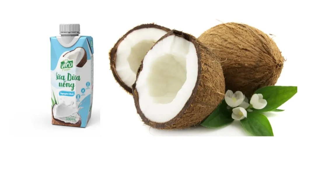 Sữa Dừa Uống Nguyên Chất Vico Fresh 330ml