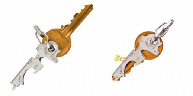 Móc khóa đa năng ôm chìa khóa Keytool EDC 8in1_