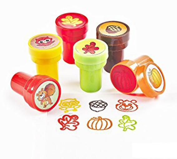 Bộ con dấu đồ chơi cho bé in hình (sét vỉ 10 dấu)