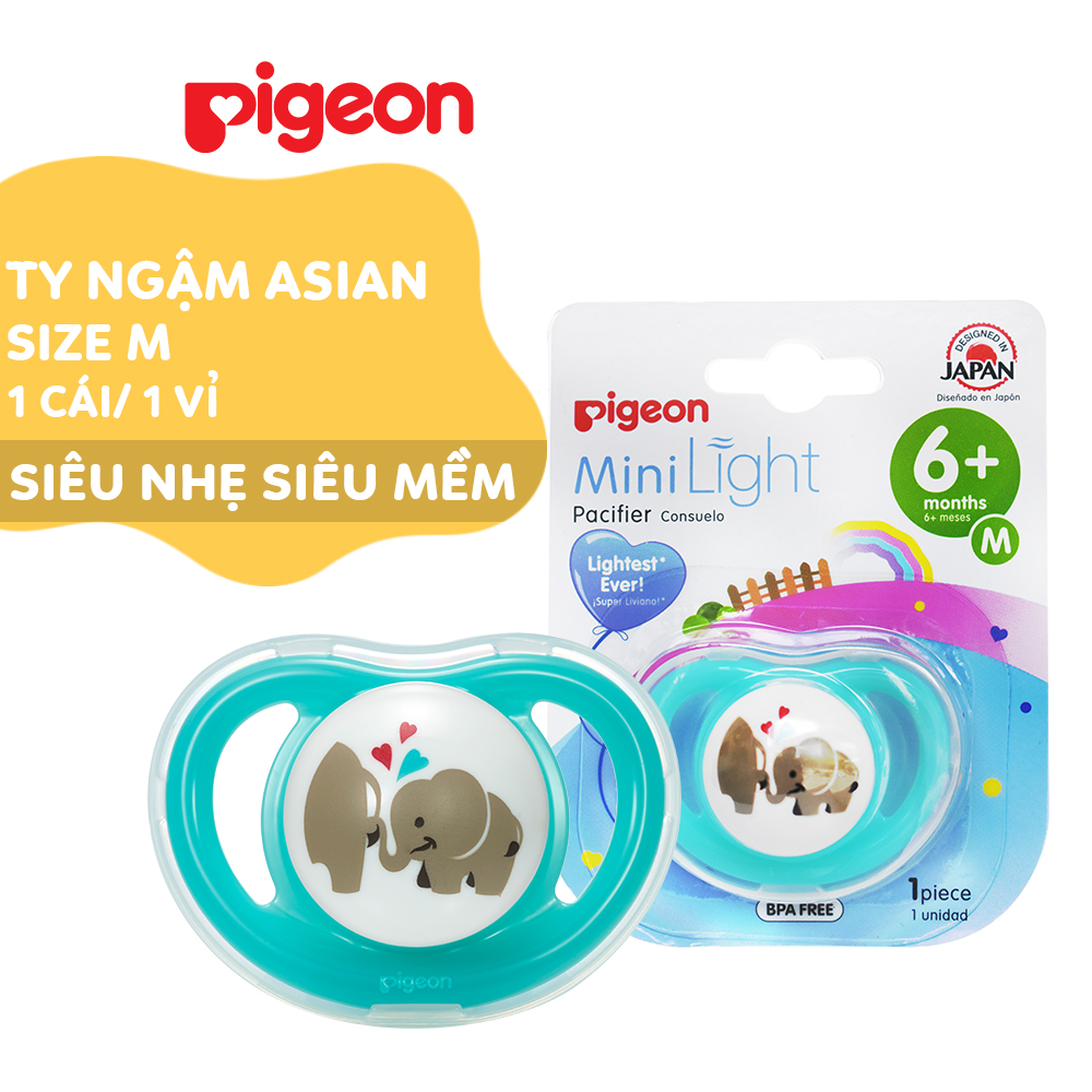 Ty ngậm đơn Pigeon Unisex size M - Con voi