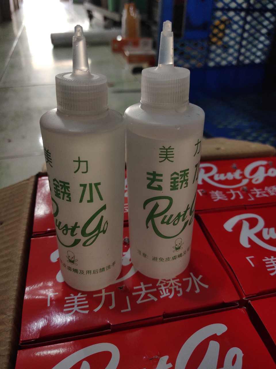 nước tẩy rỉ sét trên vải rust go
