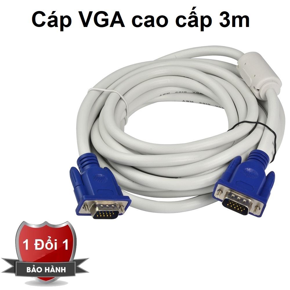Cáp VGA 2 đầu chống nhiễu trắng