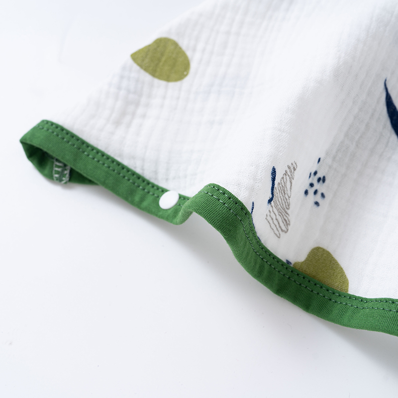 Áo choàng chống nắng gió vải xô muslin cao cấp cho bé sơ sinh 0-12 tháng tuổi, nhiều hình đáng yêu- A22