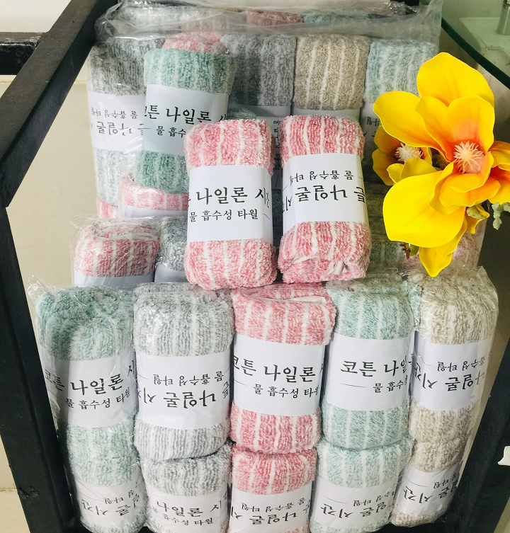 Khăn Mặt Bông Cotton Mềm Mịn Size 30x50cm (Giao màu ngẫu nhiên)