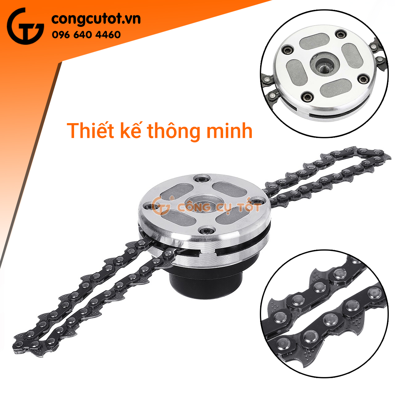 Lưỡi cắt cỏ xích, lưỡi cắt tận gốc
