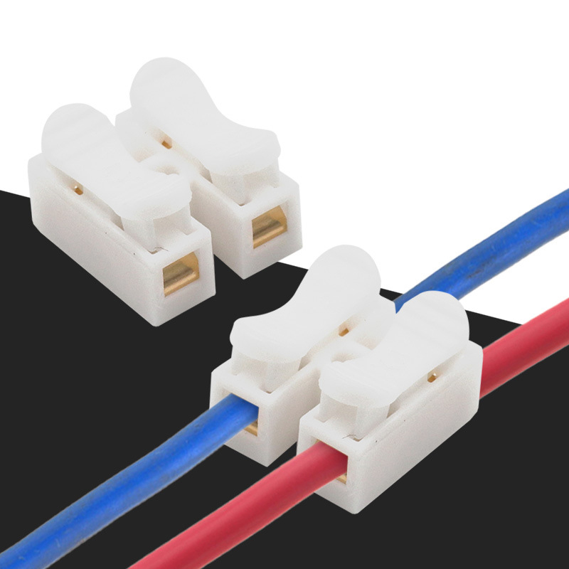 EVAN 10pcs CH2 nhanh chóng Splice khóa dây kết nối cáp điện thiết bị đầu cuối cho dễ dàng an toàn nối vào dây