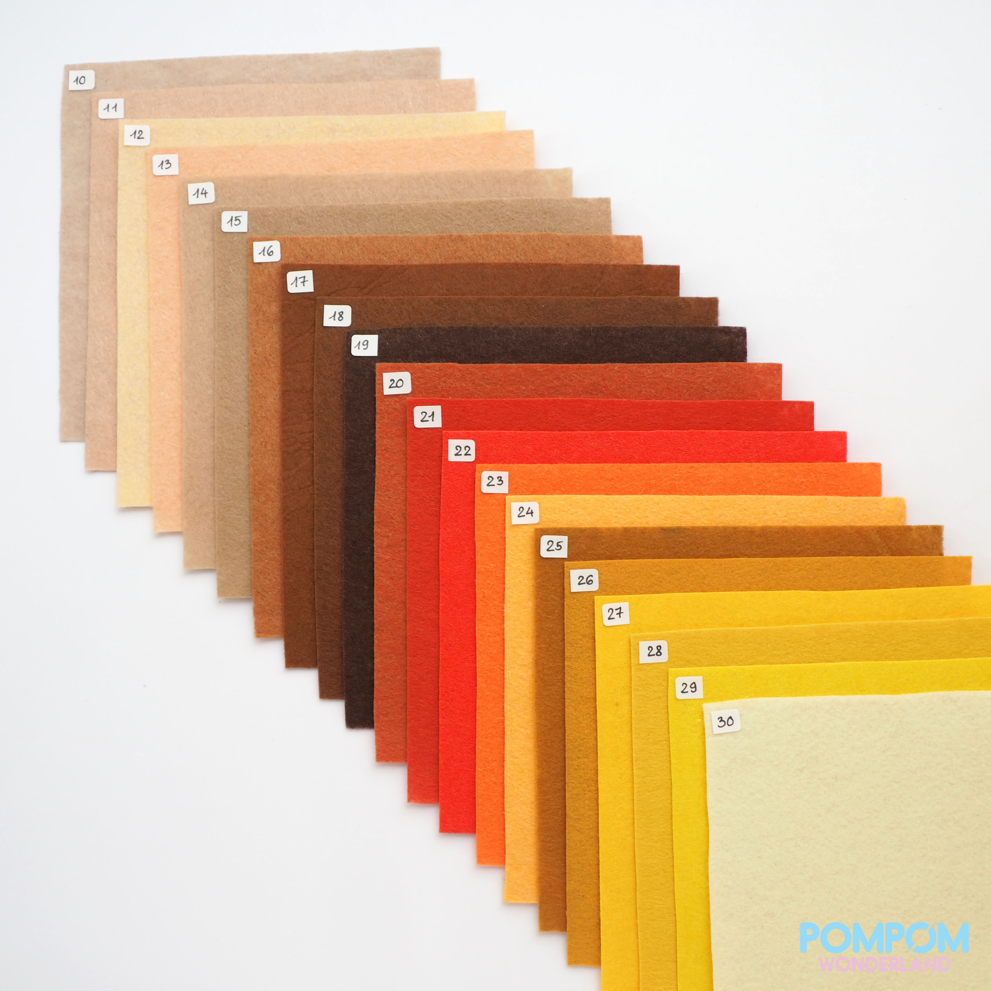 Craft Felt Sheets 30x30cm (72 Colors to Choose)