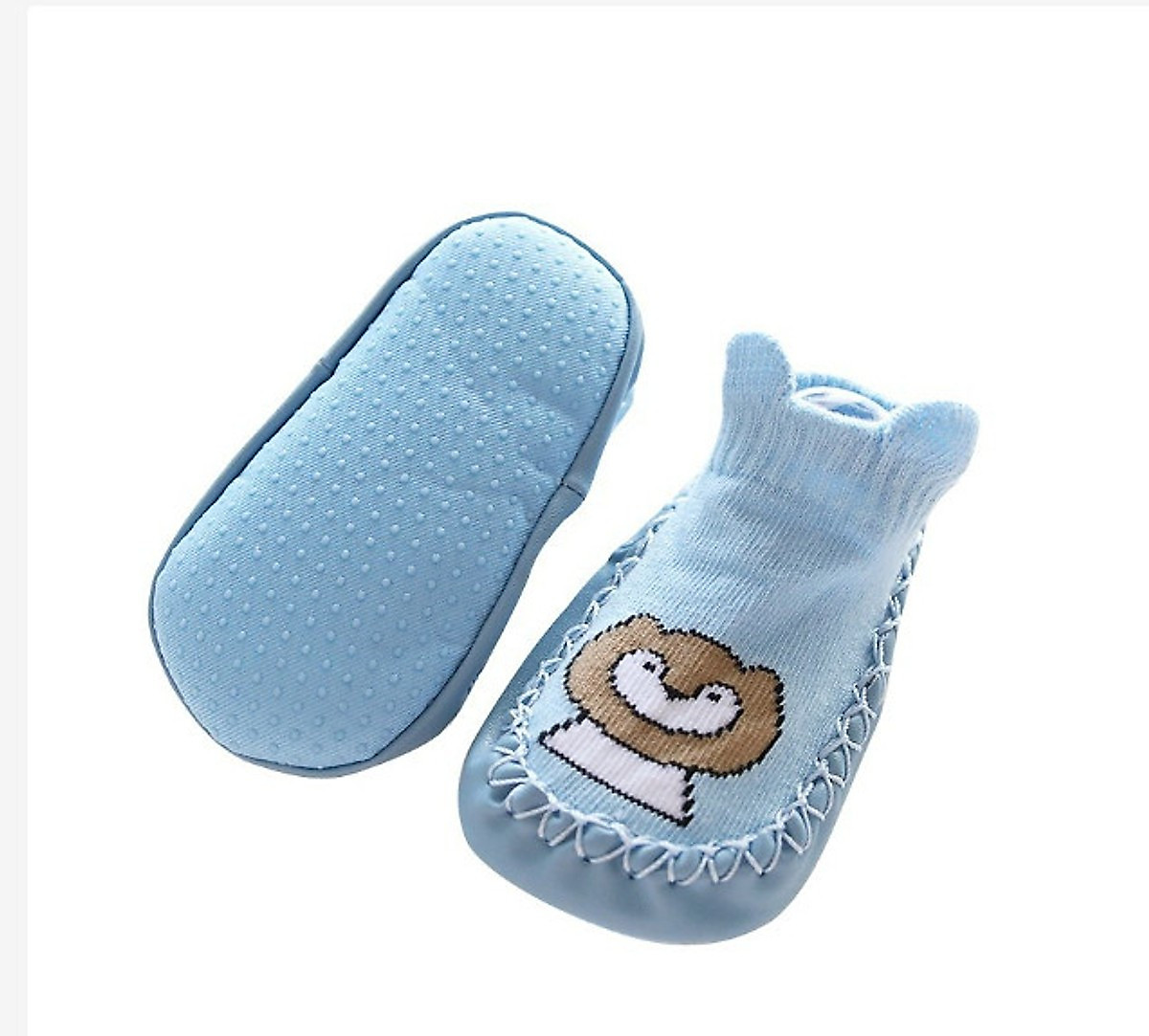 Giày Liền Vớ Tập Đi Cho Bé Từ 3 - 12 Tháng Tuổi Có Chức Năng Chống Trơn Trượt