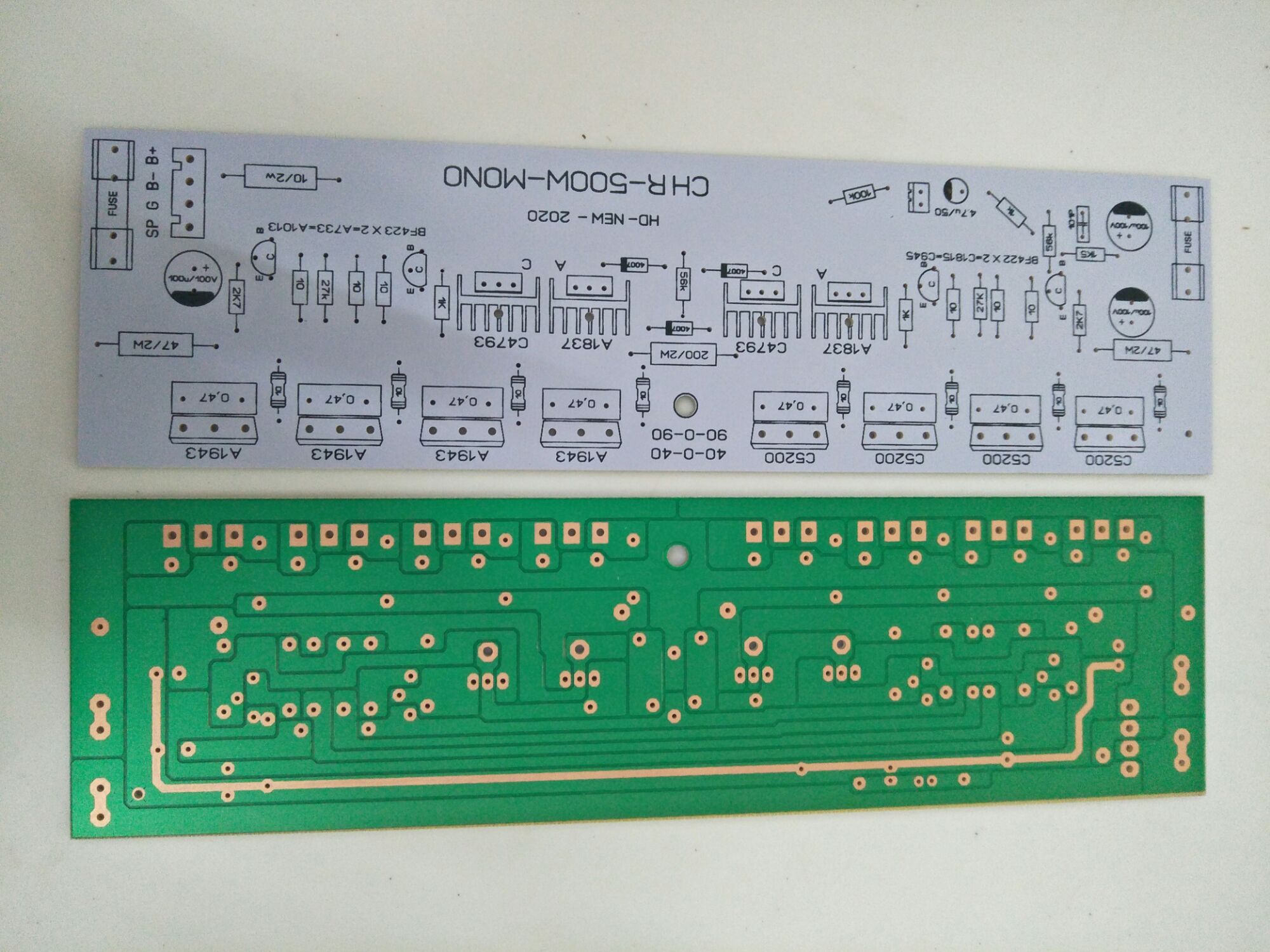 pcb 8 sò 1 kênh sợi thuỷ tinh cao cấp ( giá bán theo cặp pcb)