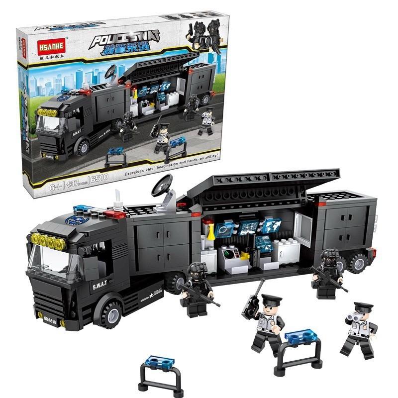 [HCM]Lắp ráp Lego xe ứng cứu thông tin SWAT - 6510