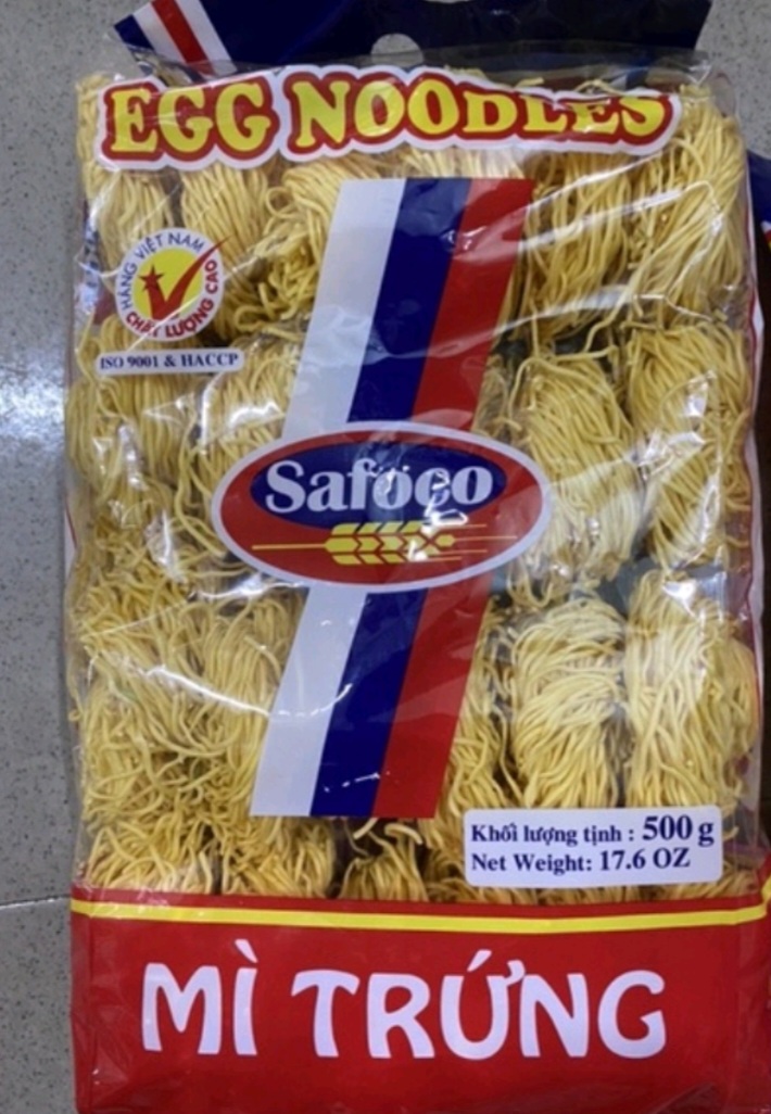 Mì Trứng, Nui ống Safoco