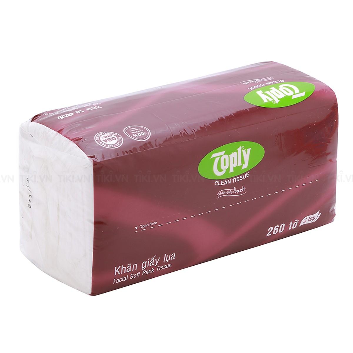 [HCM]Khăn Giấy Thếp Toply 260 Tờ (2 Lớp)