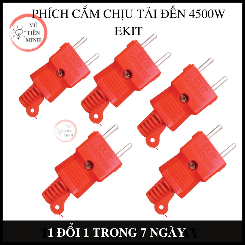 [FreeshipMAX] Combo 2 Phích cắm Ekit chịu tải đến 4500w, siêu bền