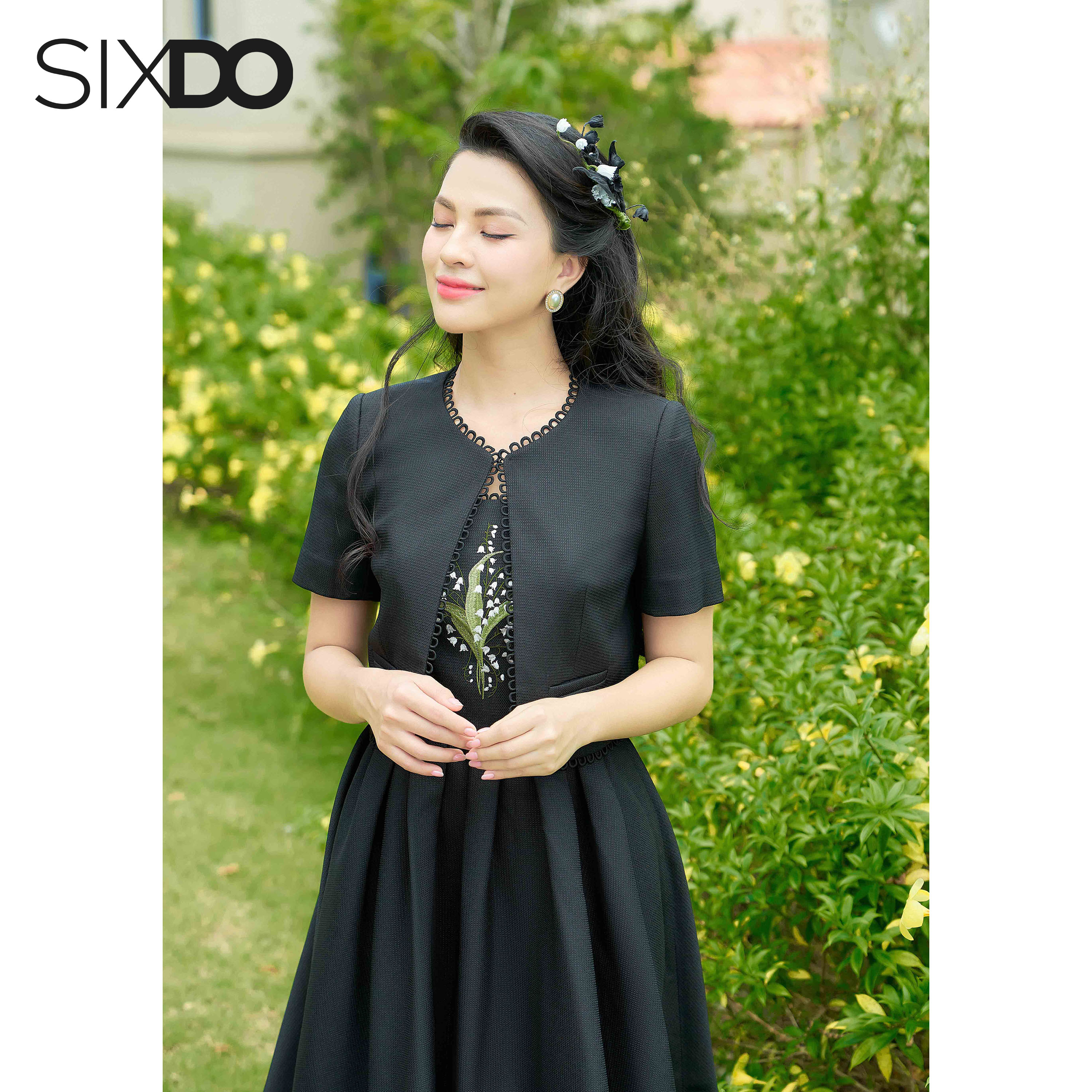 Áo vest nữ thô dáng lửng sixdo
