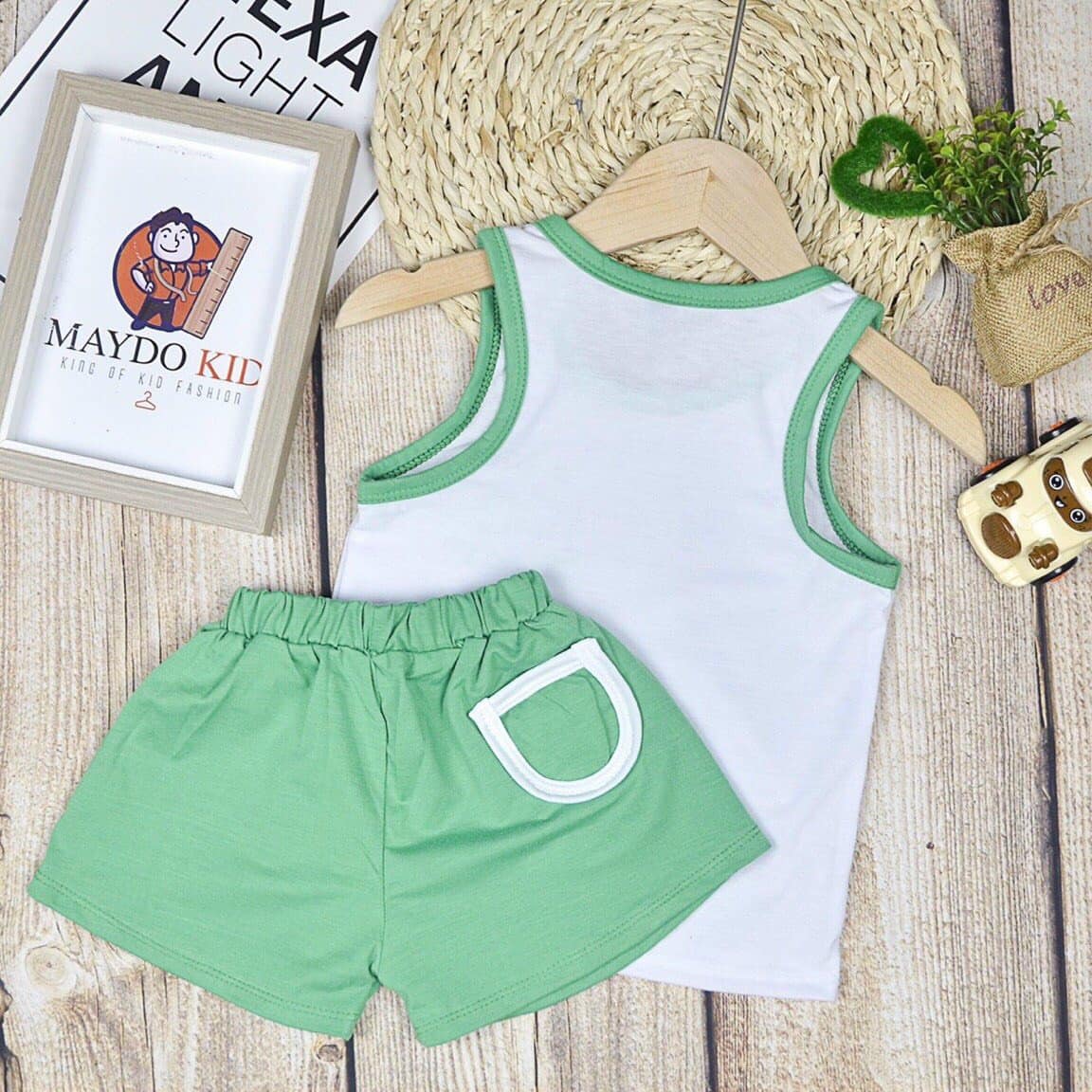 [HCM]Bộ Cotton Sát Nách Cho Bé Trai & Bé Gái