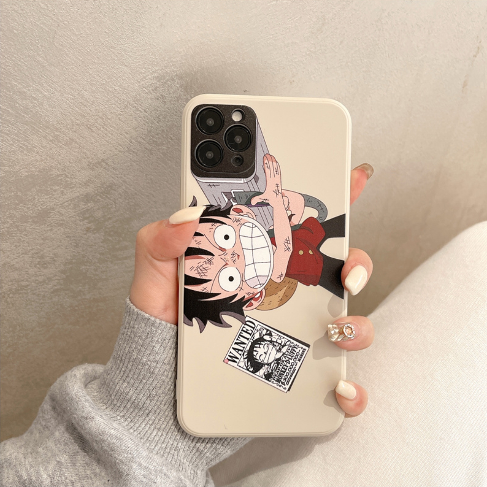 Ốp Lưng Silicon Màu Bảo Vệ CAMERA Luffy X Zoro