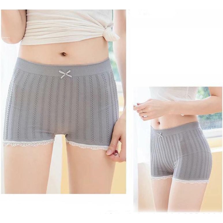 Quần mặc trong váy chất gân tăm mềm mát