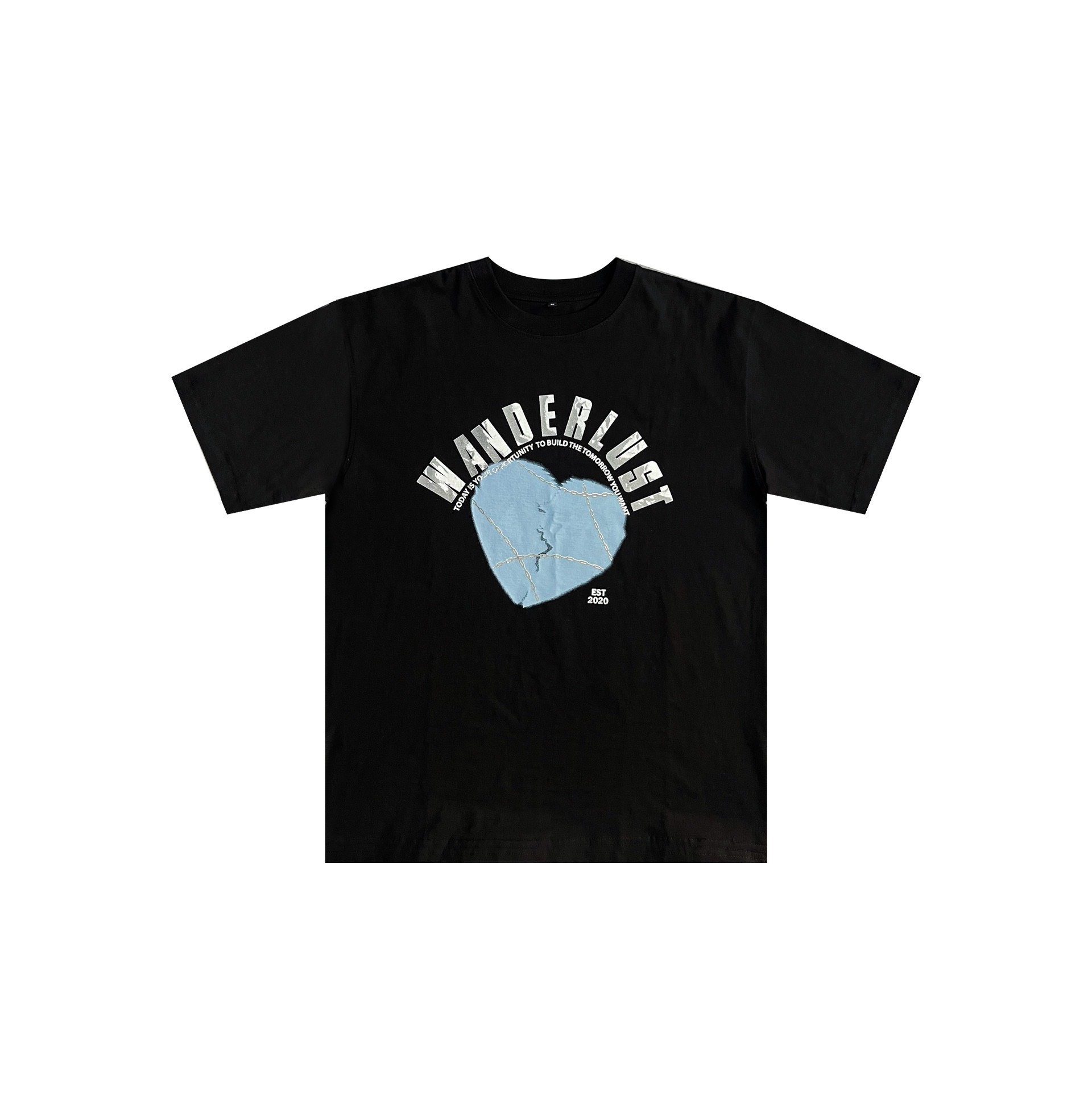 Áo No Break Tee in Denim