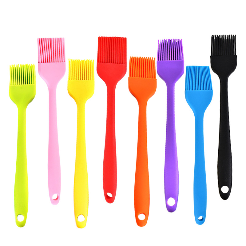 Chổi phết bơ, quét dầu, cọ phết dầu Silicon đúc nguyên khối cao cấp nhiều màu 21cm