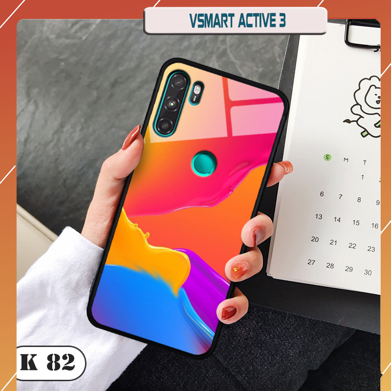 Ốp lưng kính VSMART ACTIVE 3 in 3D