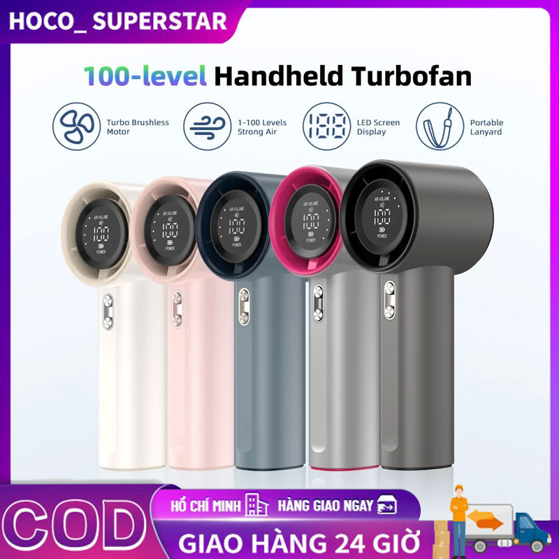  Quạt mini cầm tay siêu mạnh quạt tích điện mini 4000 mAh quạt mini sạc điện sạc nhanh 1.5h màn hình kỹ thuật số thích hợp đi du lịch hoạt động ngoài trời 