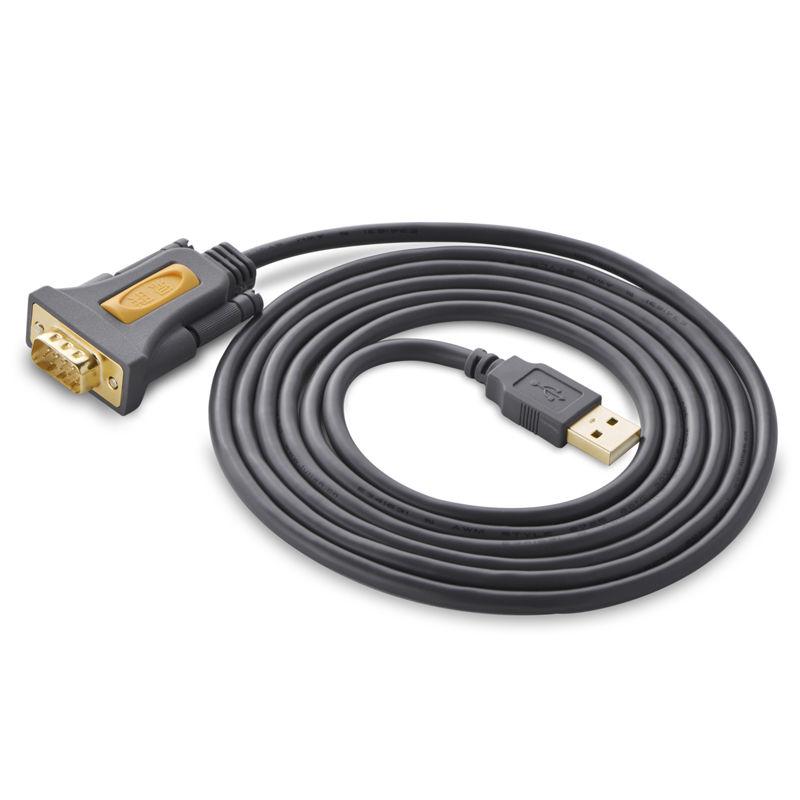 Cáp USB 2.0 to COM DB9 RS232 dài 2M Ugreen 20222