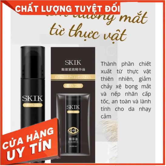 Thanh Lăn Mắt SKIK 8ml Giảm Thâm Quầng Mắt , Tan Bọng Mắt - Q Cosmetics