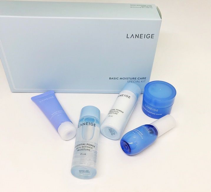 [HCM]Set 5 món dưỡng ẩm da Laneige Basic Moisture Care Speical Kit