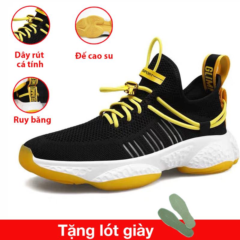 Giày thể thao nam MazShu phong cách đường phố cá tính, Đế giày sneaker chống trơn trượt và đàn hồi tốt, phong cách ulzzangboy ngầu New 2020