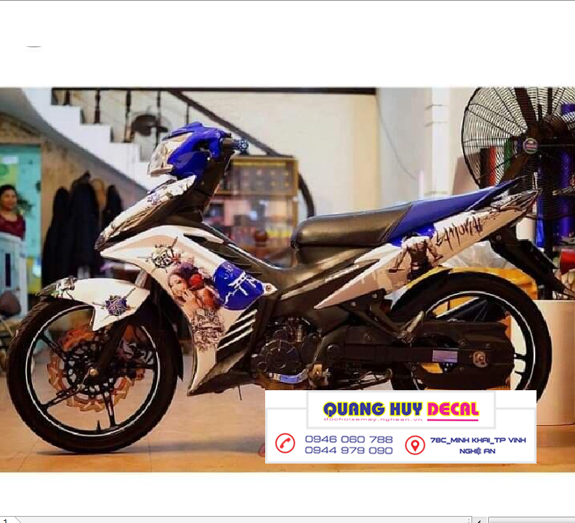 Tem trùm exciter 135 samurai xanh trắng, tem exciter 135, team trùm exciter 135, tem xe exciter 135, team trùm ex 135, team xe exciter 135 samurai xanh trắng