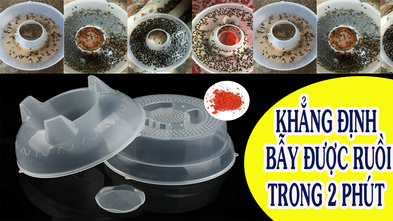 MÁY BẪY RUỒI NHỰA ABS KHÔNG DÙNG ĐIỆN