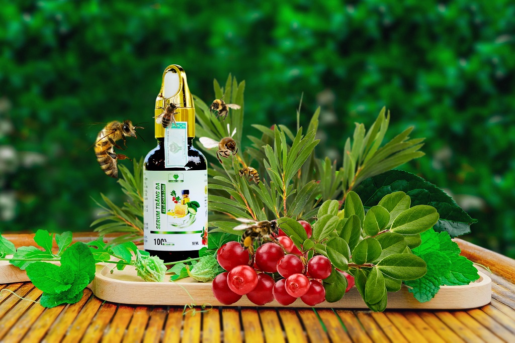 Serum trắng da mẹ Ken (10ml) , trắng da, se lỗ chân lông, cấp nước, ức chế Melanin, chống lão hoá, mờ nếp nhăn