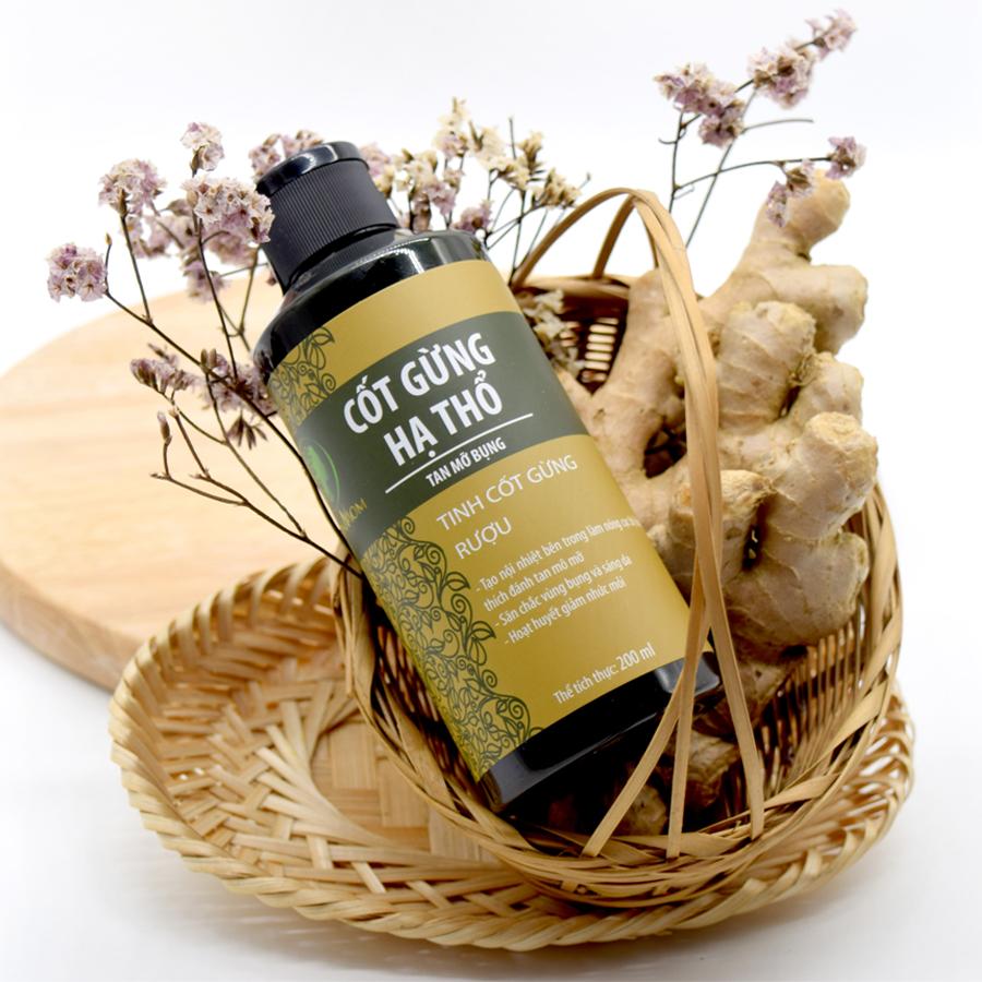 Cốt gừng hạ thổ tan mỡ bụng Wonmom 200ml
