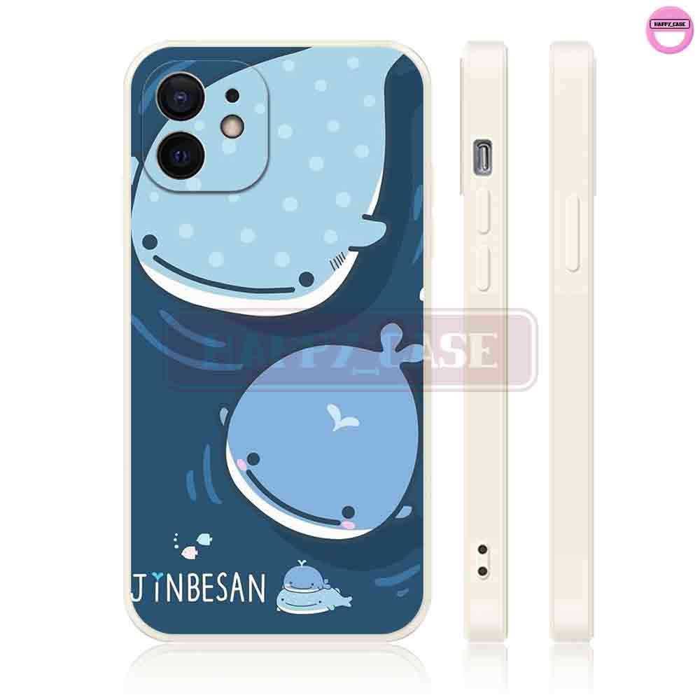 Ốp iPhone S399 Hình Cá Voi Cute Chống Sốc iPhone Happy Case